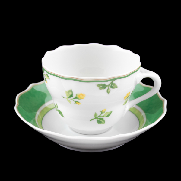 Medley Summerdream Kaffeetasse + Untertasse mit Spiegel Green Neuware