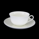 Fiori Weiss Teetasse + Untertasse 2. Wahl