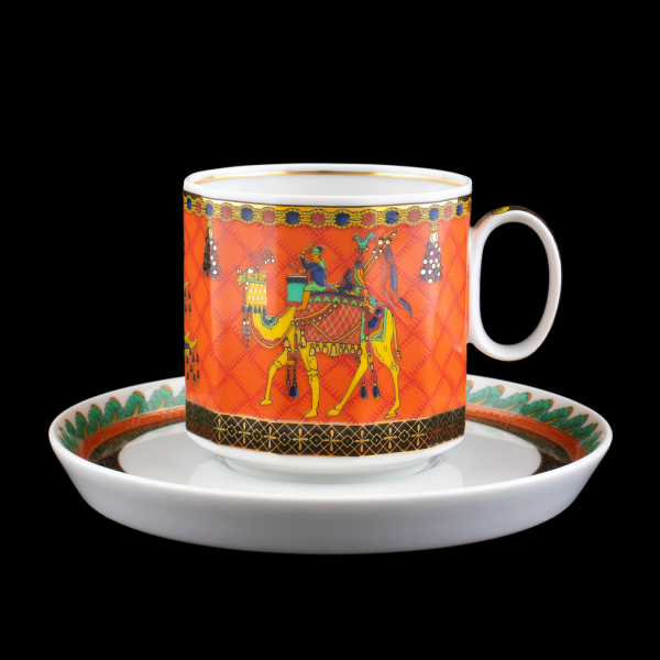 VERSACE Le Voyage de Marco Polo Kaffeetasse + Untertasse neuwertig