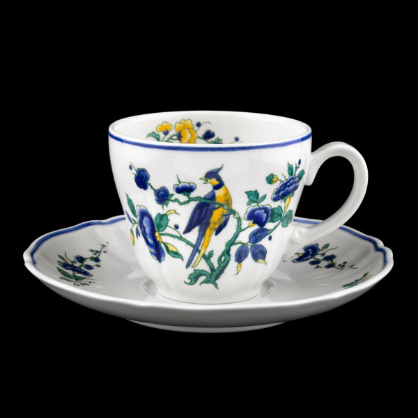 Phoenix Blau Kaffeetasse + Untertasse